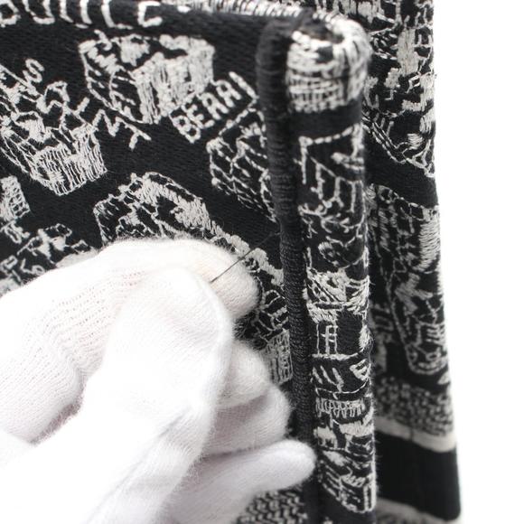 Dior Book Tote Large Tote Bag Canvas Black White - Picture 7 of 7